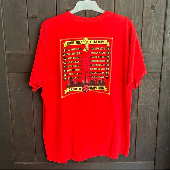 2019 Toronto Raptors Championship Tee Men’s  Extra Large - Picture 2 of 3